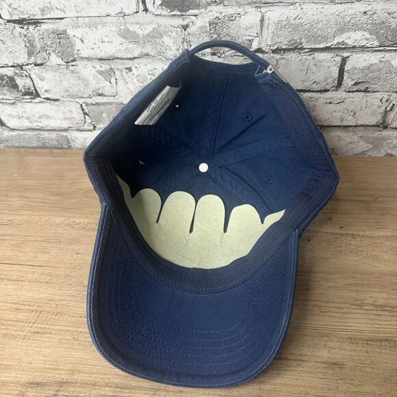 NWT New Balance Unisex Embroidered N Logo Baseball Hat Size One Size (Navy) - Picture 6 of 11